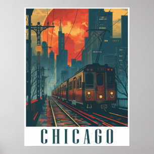 Póster Vintage Chicago
