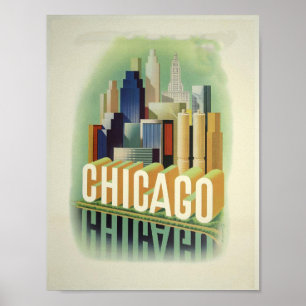 Póster Vintage Chicago Poster