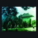 Póster Vintage China Canton martyrs parc<br><div class="desc">Vintage China Canton martyrs parc</div>