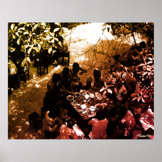 Póster Vintage China Canton restaurant