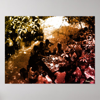 Póster Vintage China Canton restaurant