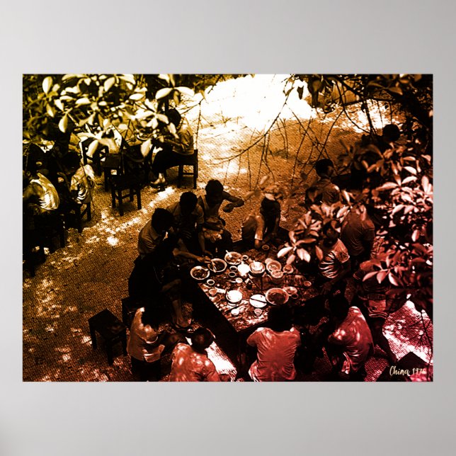 Póster Vintage China Canton restaurant (Frente)