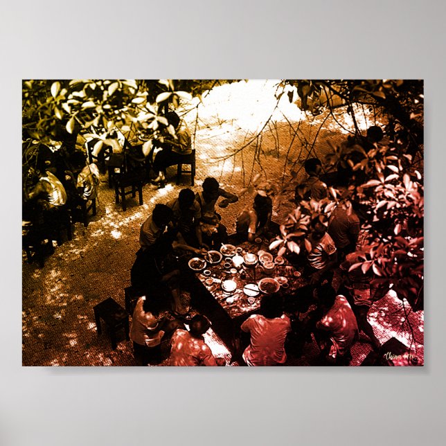 Póster Vintage China Canton restaurant (Frente)