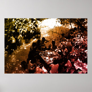 Póster Vintage China Canton restaurant