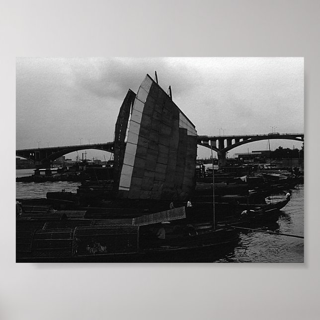 Póster Vintage China Changsha xiang jiang (Frente)