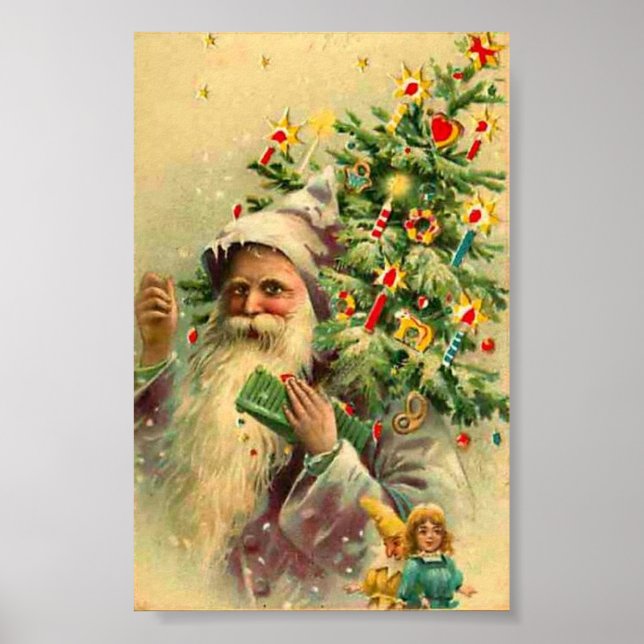 Póster Vintage Christmas (Frente)