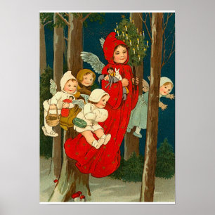 Póster Vintage Christmas Spirits