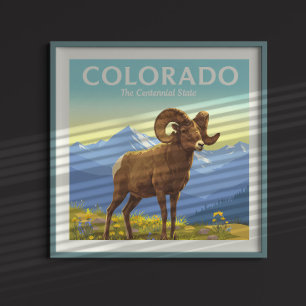 Póster Vintage Colorado