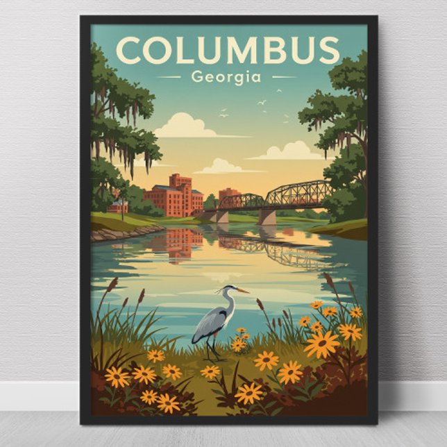 Póster Vintage Columbus Georgia (Subido por el creador)
