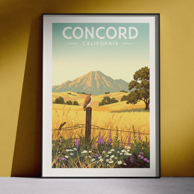Póster Vintage Concord California (Subido por el creador)