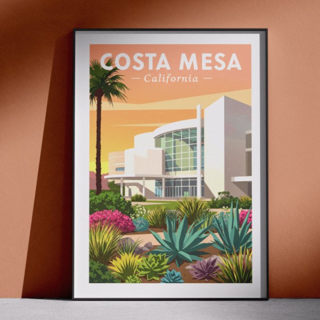 Póster Vintage Costa Mesa California (Subido por el creador)