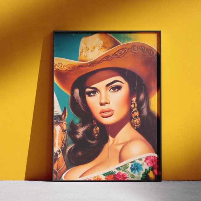 Póster Vintage Country Pin-up (Subido por el creador)