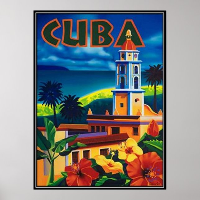 Póster Vintage Cuba - (Frente)