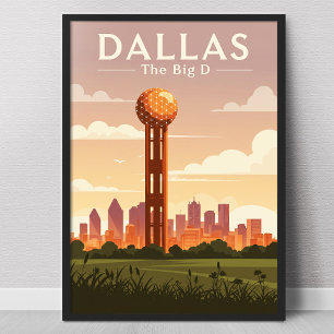 Póster Vintage Dallas