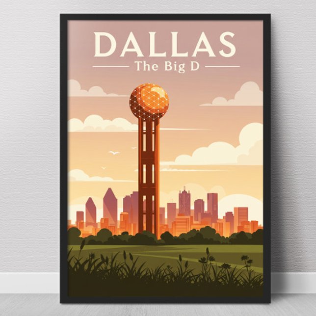 Póster Vintage Dallas (Subido por el creador)