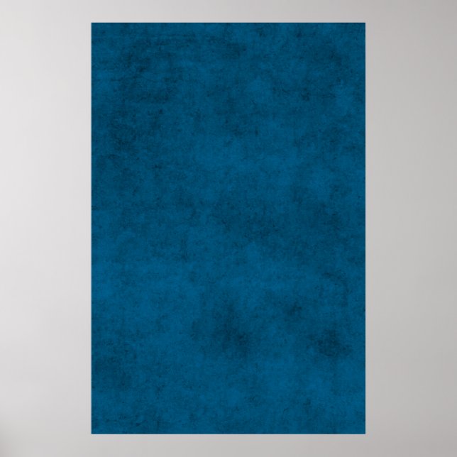 Póster Vintage Dark Blue Paper Parchment Personalized (Frente)