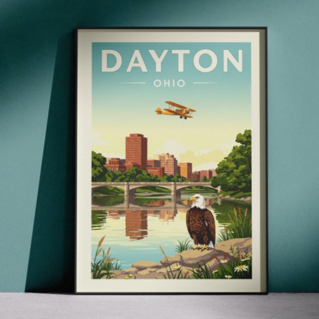 Póster Vintage Dayton Ohio (Subido por el creador)