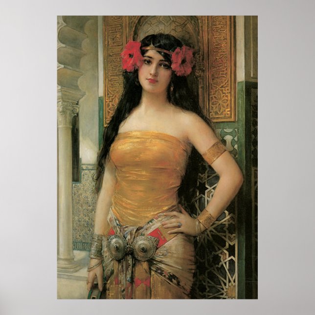 Póster vintage de Belle (Frente)