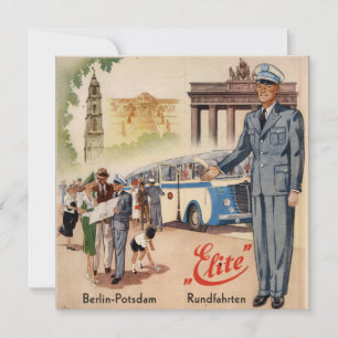 Poster Vintage de Berlín-Potsdam