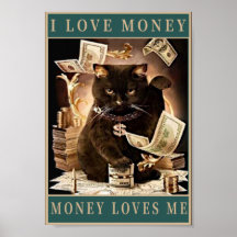 Vintage de citas de amor de dinero