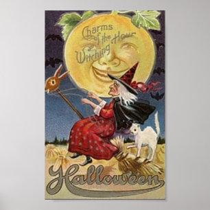 Póster Vintage de Halloween
