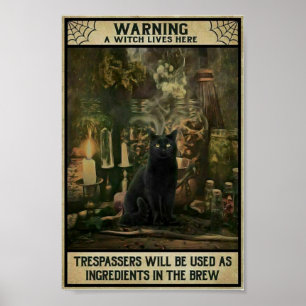 Póster Vintage de Halloween