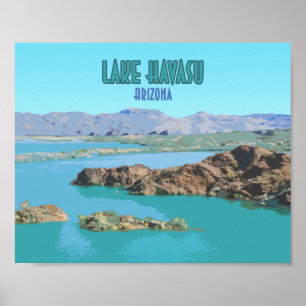 Póster Vintage de Lake Havasu Arizona