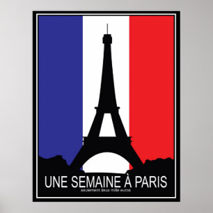 Póster Vintage de París