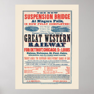 Póster vintage del Great Western Railway