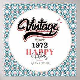 Póster Vintage desde 1972