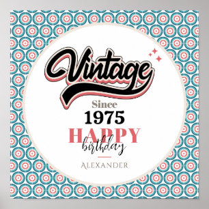 Póster Vintage desde 1975