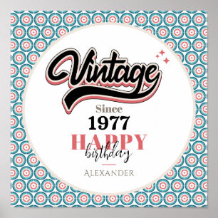 Póster Vintage desde 1977