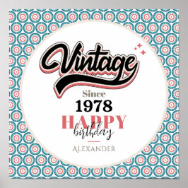 Póster Vintage desde 1978
