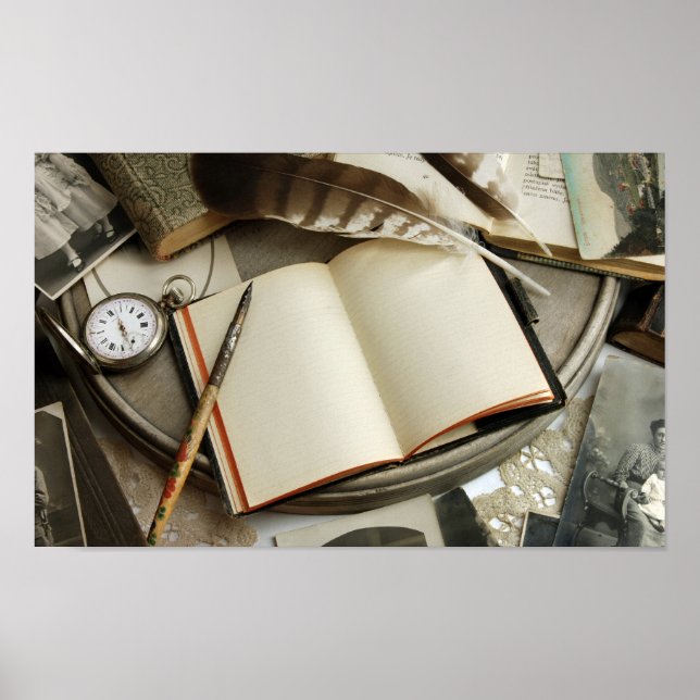 Póster Vintage Desk (Frente)