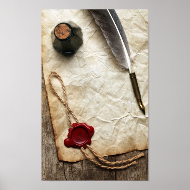 Póster Vintage Desk (Frente)