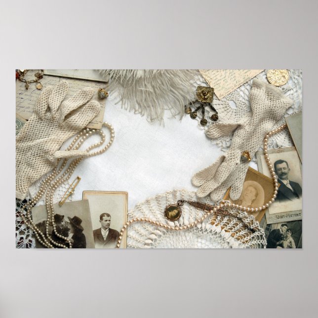 Póster Vintage Desk (Frente)