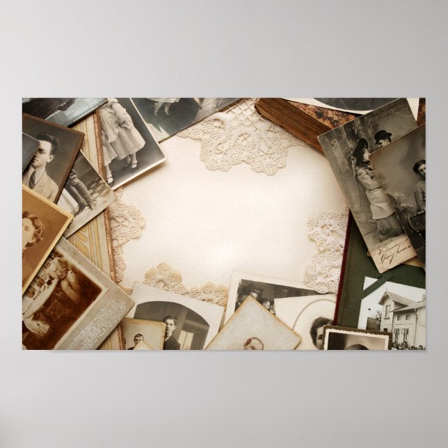 Póster Vintage Desk (Frente)