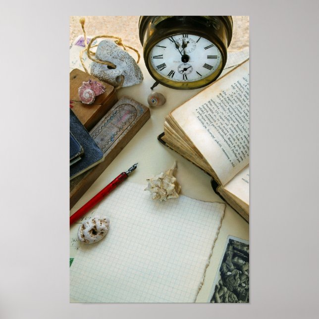 Póster Vintage Desk (Frente)