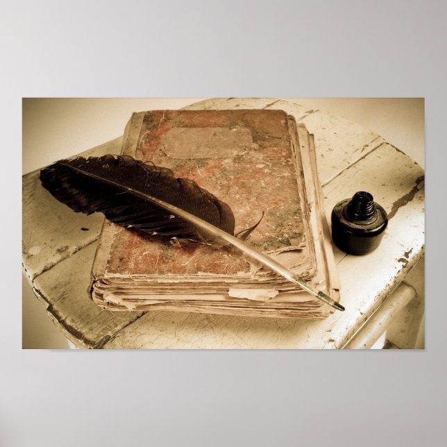 Póster Vintage Desk (Frente)