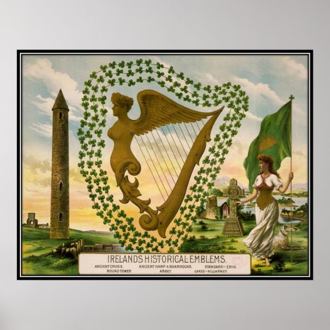 Póster Vintage : Día de San Patricio - (Frente)