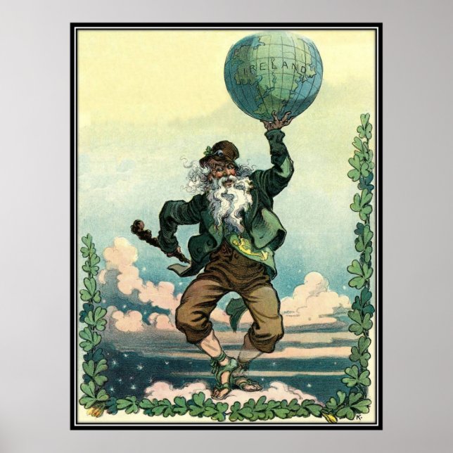Póster Vintage : Día de San Patricio - (Frente)