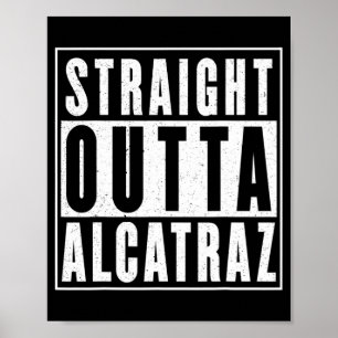 Póster Vintage directo desde Alcatraz Funny Trump Costu