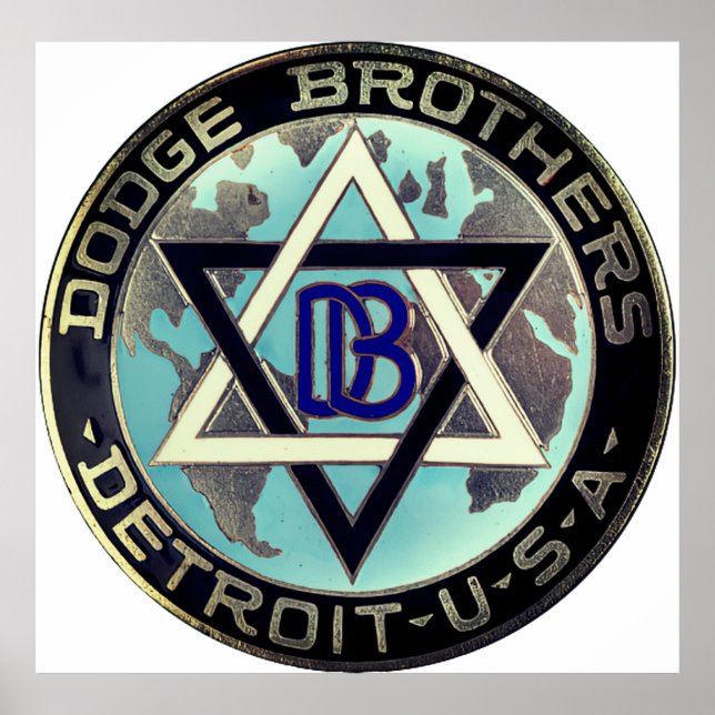 Póster Vintage Dodge Brothers (Frente)