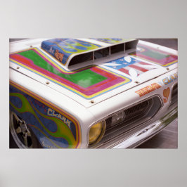 Póster Vintage Drag - Hemi Cuda