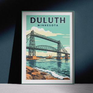 Póster Vintage Duluth Minnesota
