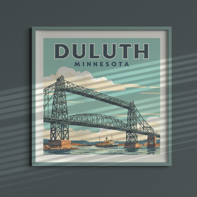 Póster Vintage Duluth Minnesota (Subido por el creador)