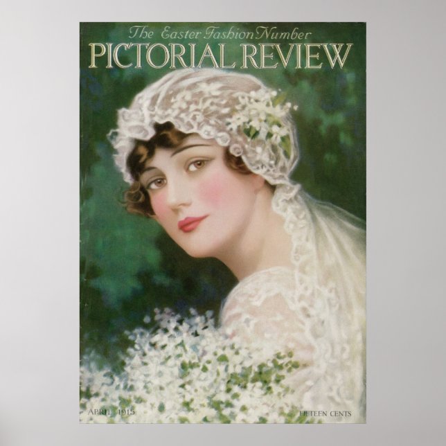 Póster Vintage Easter Bride (Frente)