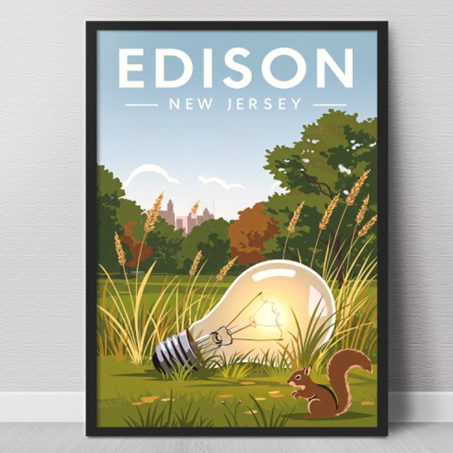 Póster Vintage Edison New Jersey (Subido por el creador)