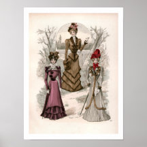 Vintage Edwardian Fashion 3 Damas De Woods