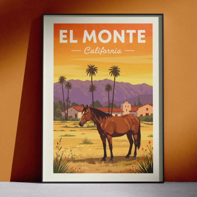 Póster Vintage El Monte California (Subido por el creador)
